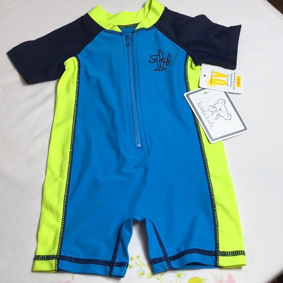 Koala Kids swimsuit rash guard babies NWT 3m - Picture 1 of 6